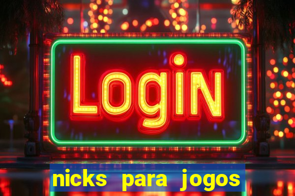 nicks para jogos de tiro