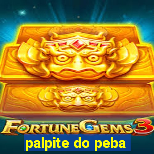 palpite do peba