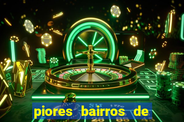 piores bairros de santos sp