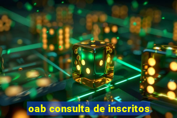 oab consulta de inscritos