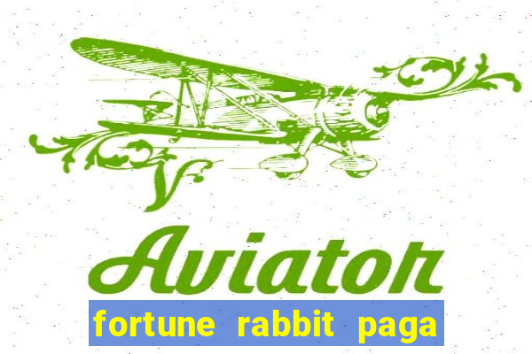 fortune rabbit paga mesmo Informational