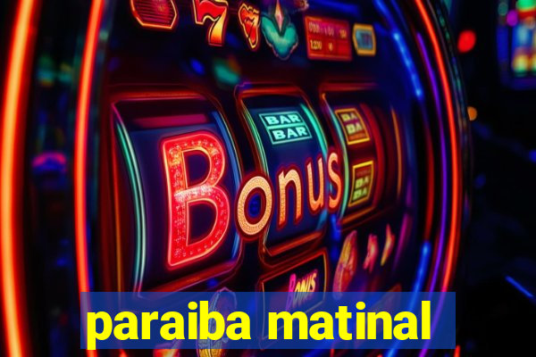 paraiba matinal