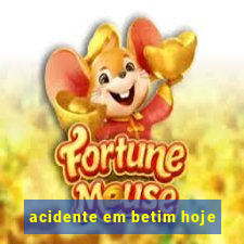 acidente em betim hoje