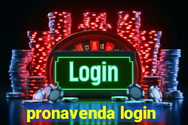 pronavenda login