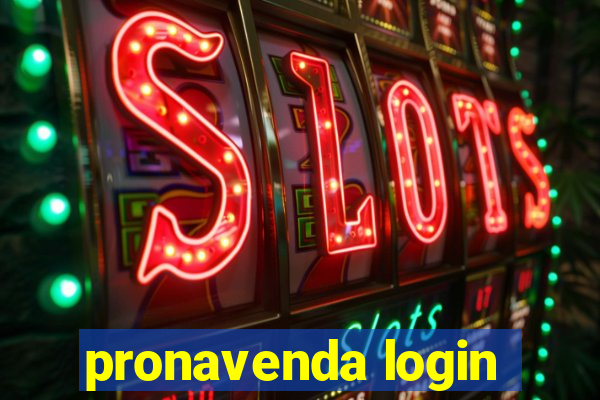 pronavenda login