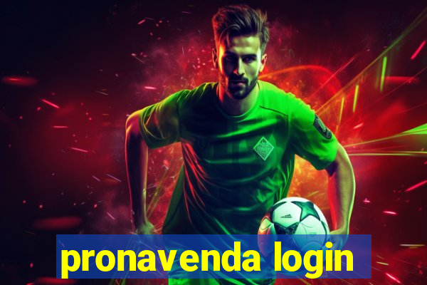 pronavenda login