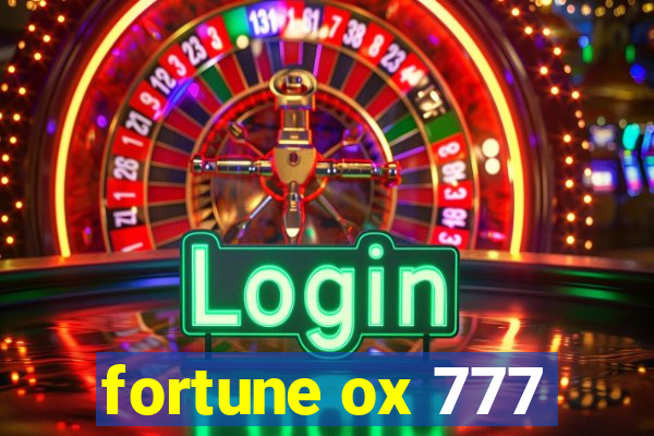 fortune ox 777