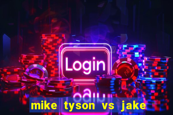 mike tyson vs jake paul assistir online