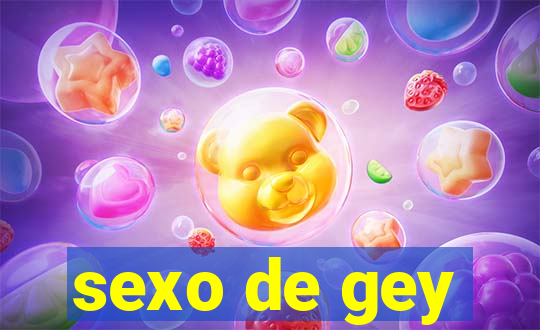 sexo de gey