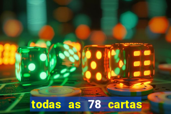 todas as 78 cartas do tarot