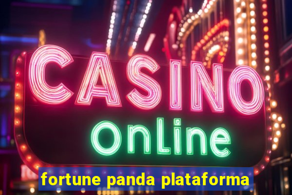 fortune panda plataforma