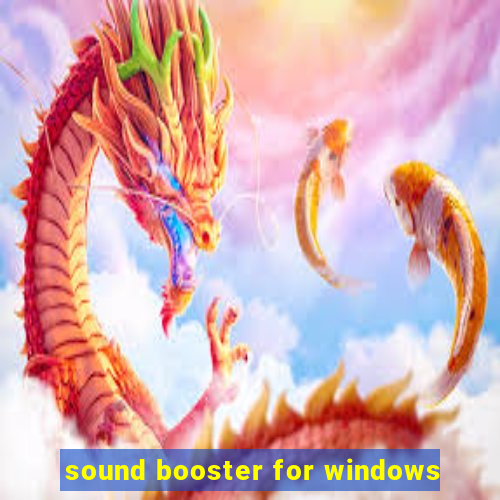 sound booster for windows