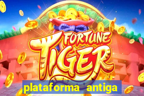 plataforma antiga de jogos