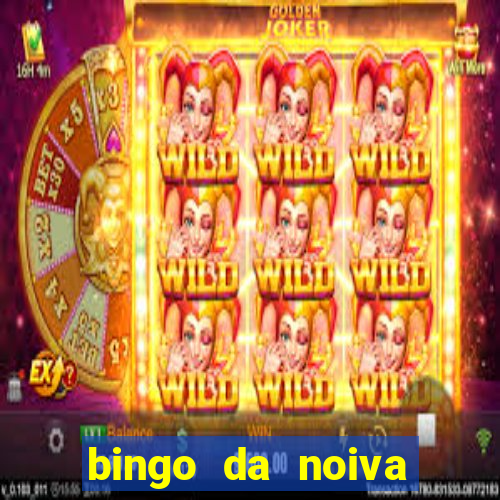 bingo da noiva para imprimir