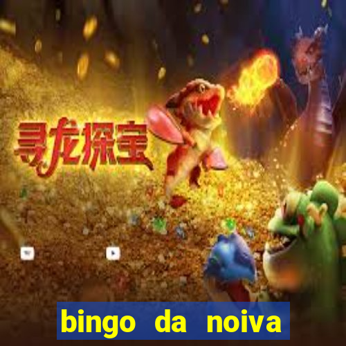 bingo da noiva para imprimir