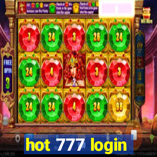 hot 777 login