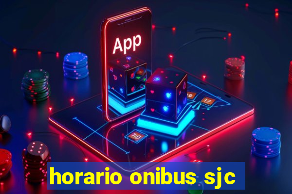 horario onibus sjc