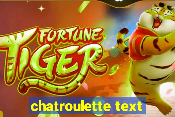 chatroulette text