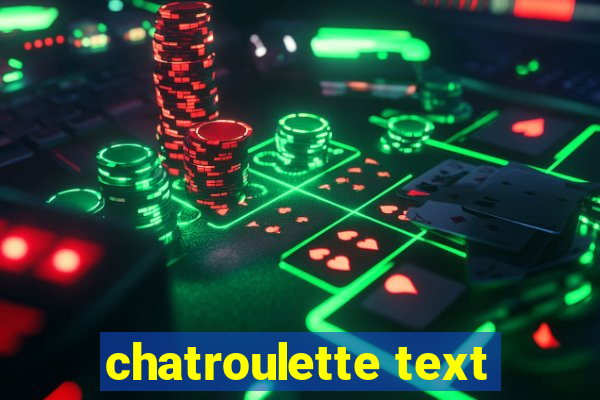 chatroulette text