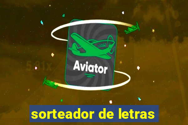 sorteador de letras