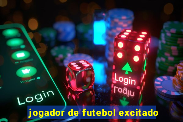 jogador de futebol excitado