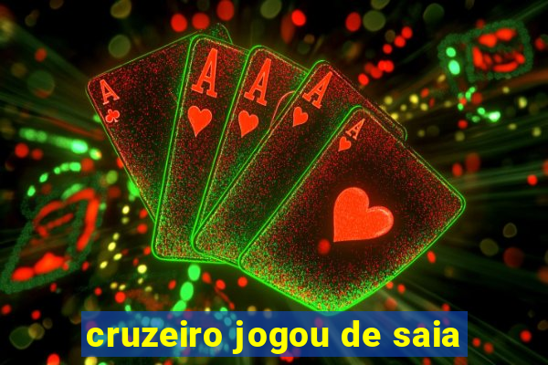 cruzeiro jogou de saia