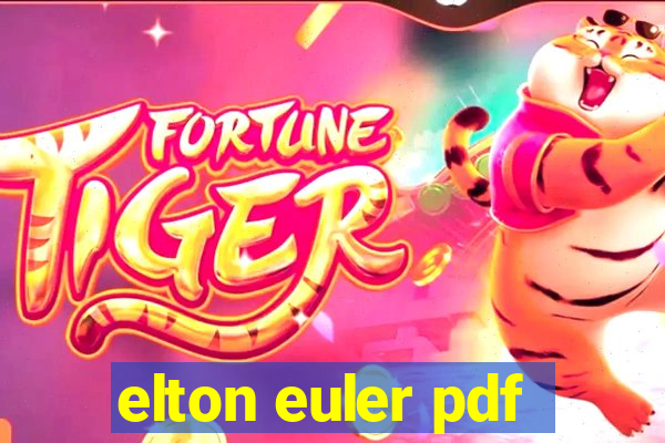 elton euler pdf