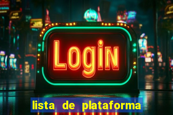 lista de plataforma de jogos