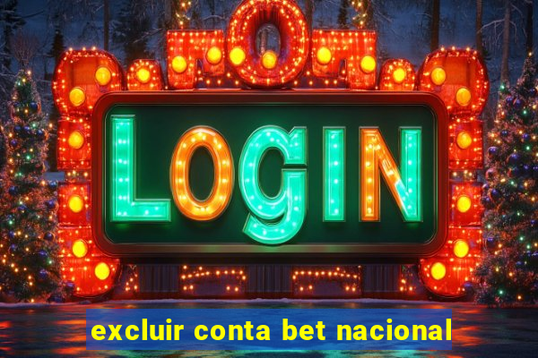 excluir conta bet nacional