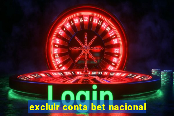 excluir conta bet nacional