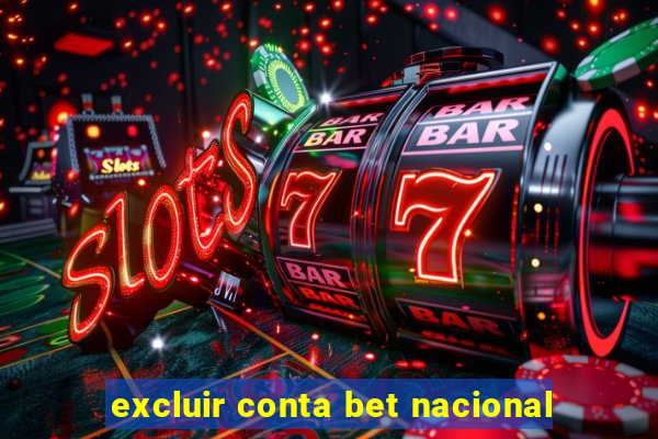 excluir conta bet nacional