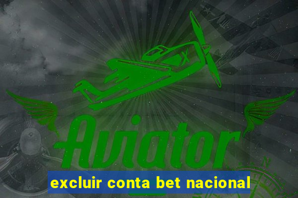 excluir conta bet nacional