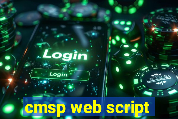 cmsp web script