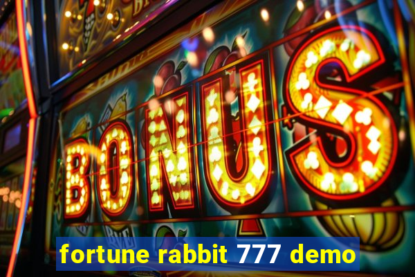 fortune rabbit 777 demo