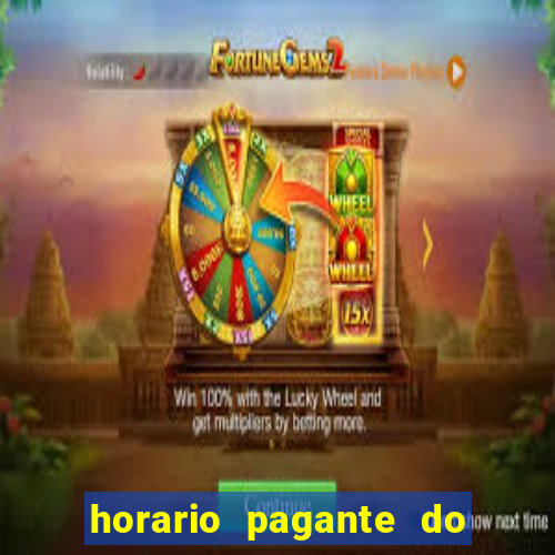 horario pagante do coelho fortune