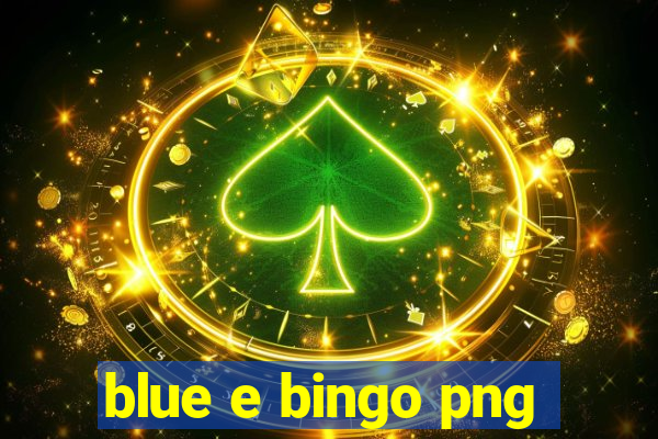 blue e bingo png