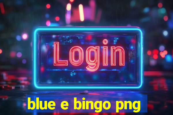 blue e bingo png