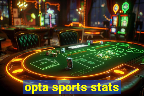 opta sports stats