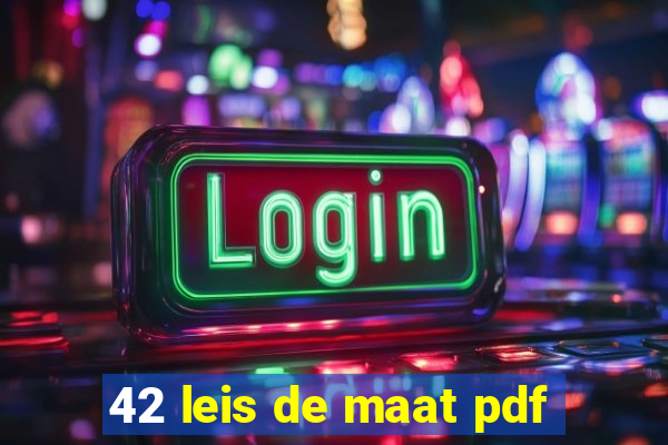 42 leis de maat pdf