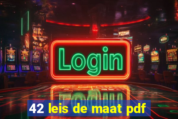 42 leis de maat pdf