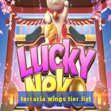 terraria wings tier list