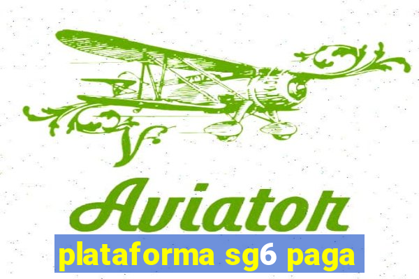 plataforma sg6 paga