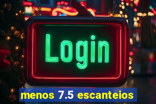 menos 7.5 escanteios