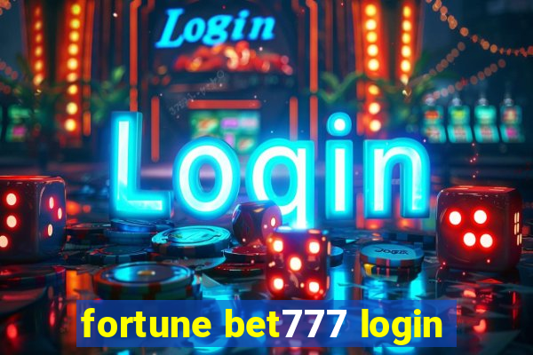 fortune bet777 login