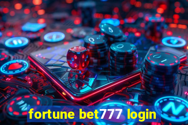 fortune bet777 login