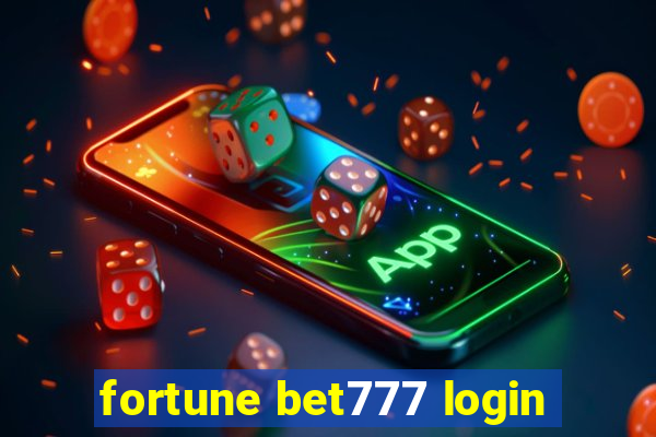 fortune bet777 login