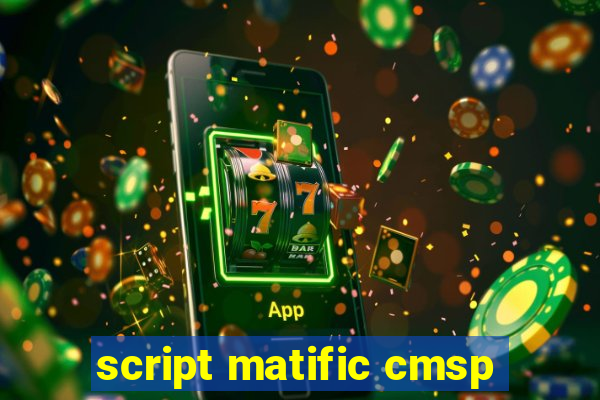 script matific cmsp