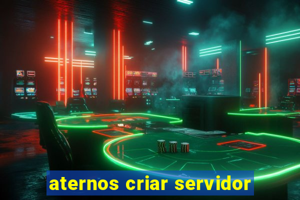 aternos criar servidor