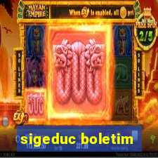 sigeduc boletim