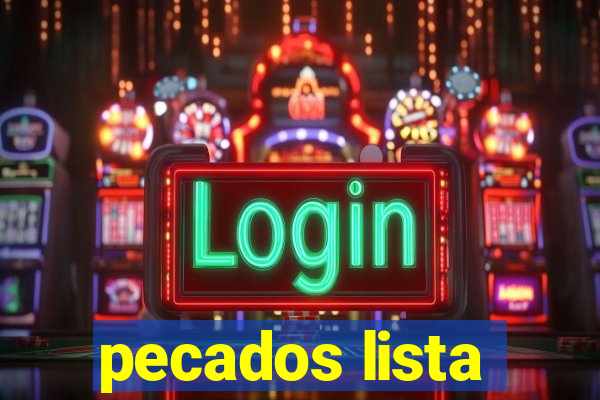 pecados lista